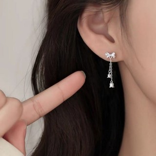 Bông tai bạc S925 Trang sức thời trang đơn giản Quà tặng nữ