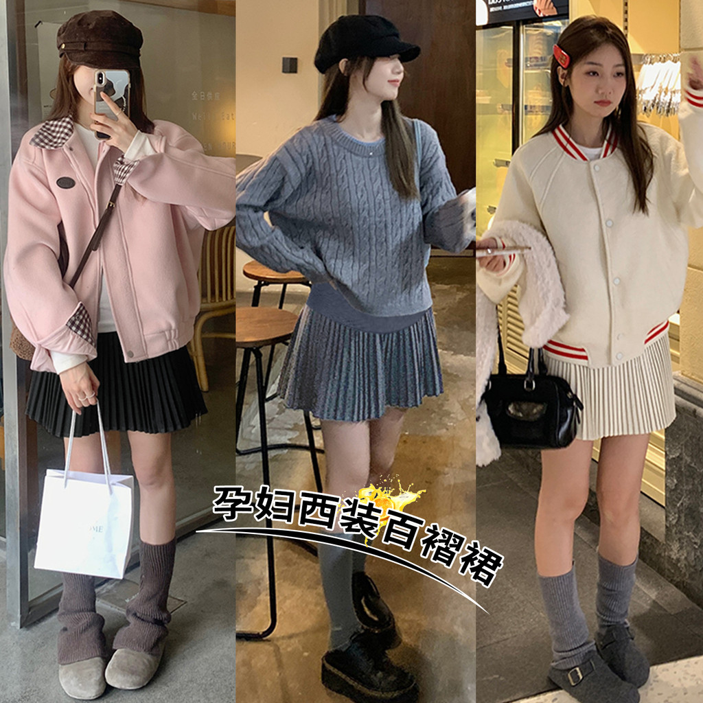 Trang phục bà bầu thời trang với váy xếp ly mùa hè