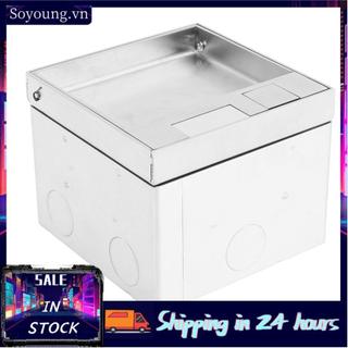 Soyoung Hộp ổ cắm trên sàn 2 X 3 ổ cắm ngạnh 16A 4000W Flip Cover Ổ cắm phẳng lõm cho văn phòng, trường học khách sạn
