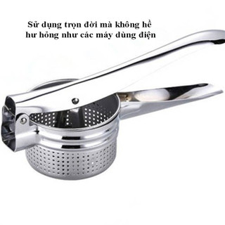 Máy ép rau củ inox cầm tay - Kích thước 27x9.2cm, phù hợp ép đa dạng hoa quả và rau củ