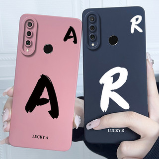 Dành Cho Huawei P30 Lite / Nova 4E MAR-LX2 Ốp Lưng Điện Thoại May Mắn Chữ Ban Đầu Full Mờ Vỏ Silicon Mềm Ốp Lưng Chống Sốc