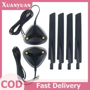 XUAN WiFi6 WiFi7 2.4G / 5.8G / 6G Band Ăng-ten ngoài 12dbi Router RP-SMA VN Router Ăng-ten