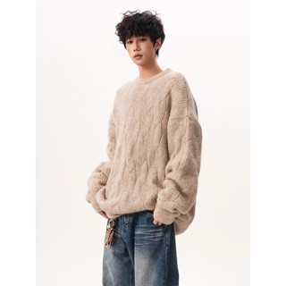 Áo len dệt kim nam phong cách Harajuku, phù hợp unisex