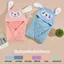 Khăn Tắm Choàng Cho Bé Ủ Lông Cotton Mềm Mịn GADI, Khăn Tắm Có Mũ Hình Thú Đáng Yêu, Dày Dặn,Thấm Hút Tốt, Đáng Yêu