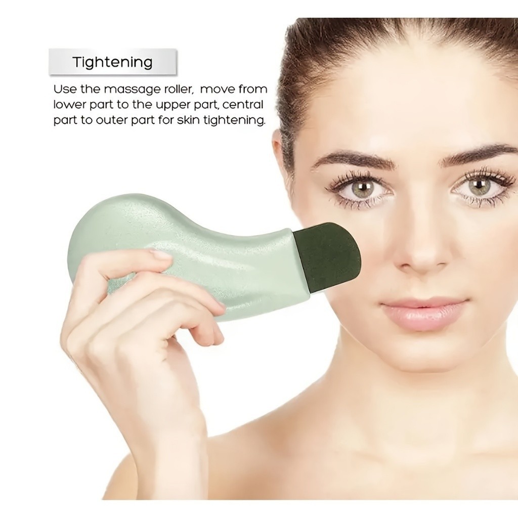 Loại bỏ mụn đầu đen Da chết Acne Silicone Scraper Facial Hair Follicle Cleaner là một công cụ làm đẹp cho thẩm - FE123