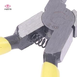 HWETR Đa năng dụng cụ bấm lỗ dây da đồng hồ 2mm/1.6mm, kìm thủ công cho dây da