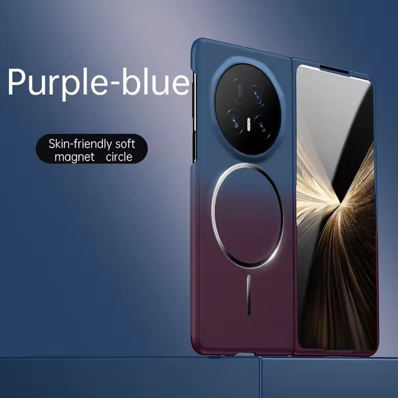 Ốp điện thoại nam châm mạnh Gradient tinh tế và thân thiện với da dành cho Honor Magic V5 magic V3 V2 Magic Vs 3 Vs2 sạc không dây Vỏ bảo vệ Camera