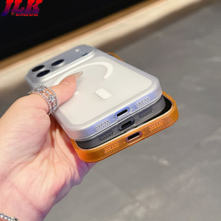 [JLK] Vỏ từ tính Crystal HD cho iPhone 17 Air 17Pro 17 Pro Max Vỏ cứng PC chống sốc trong suốt siêu mỏng mờ