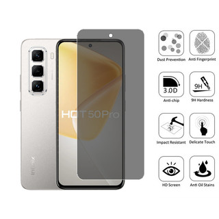 1-2 Chiếc Infinix Hot 50 Pro Kính Cường Lực Chống Nhìn Trộm Bảo Vệ Màn Hình Riêng Tư Cho Infinix Hot 60 60i 50i 40i 40 Free Fire 4G Phim Chống Gián Điệp