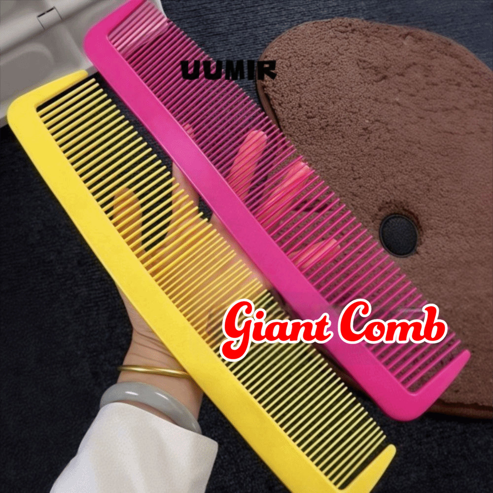 Lược chải tóc thẳng UUMIR, Massage gỡ rối tóc Lược khổng lồ khổng lồ, Quà tặng Lược massage bằng nhựa Đạo cụ sân khấu và biểu diễn