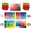 EDIWANY Perler Hama Hạt, Bộ hạt cầu chì đậu nhỏ cao cấp chất lượng cao, Diy Make Puzzle Kích thước 2.6mm 48 / 72 / 96 / 120 Màu Hạt xếp hình ba chiều Thủ công thủ công