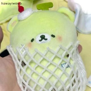 [HAW] Cantaloupe Gấu Sang Trọng Móc Khóa Búp Bê Nhồi Bông Mềm Mặt Dây Chuyền Ba Lô Túi Trang Trí Trẻ Em Quà Tặng VN