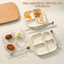 Khay Chia Thức Ăn 4 Ngăn Cho Bé, Bát Thức Ăn Nhiều Ngăn Phù Hợp Ăn Kiêng Tuly