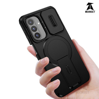 Dành Cho Samsung Galaxy A17 / A26 Ốp điện thoại Có Trượt Camera Nắp Từ Tính Chân Đế Chống Sốc Mỏng Bao