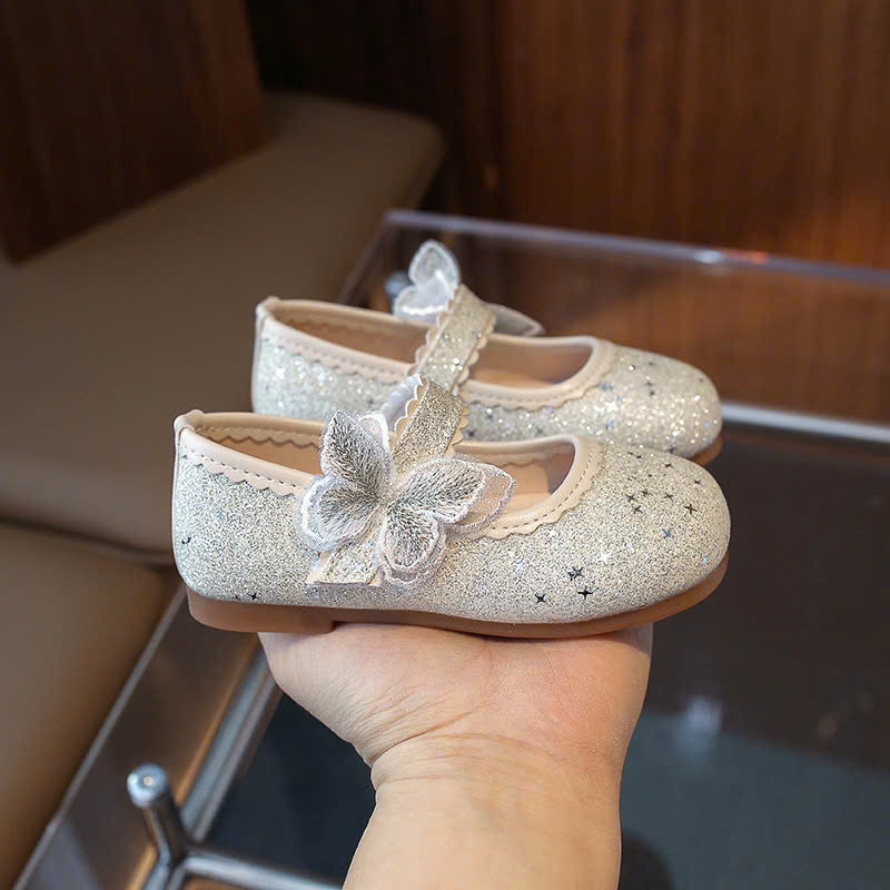 ( hàng sẵn) giày búp bê cho bé  xinh xắn da PU mềm êm chân chống trượt cho bé từ 1 tuổi nơ xinh xắn 7701 ( có video )