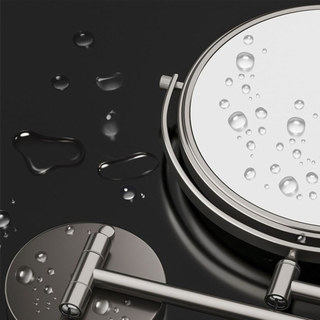 Gương trang điểm trong phòng tắm / gương gấp không đục lỗ treo tường / gương có thể thu vào cho phòng tắm và nhà vệ sinh