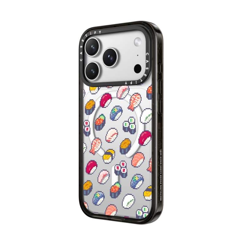 CASECASE X Full Màn Hình sushi Black Edge Rõ Ràng Cứng Từ Hút Tác Động Dành Cho Apple IPhone 12 13 14 15 16 17 Pro Max Air Plus Có Hộp