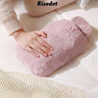 Túi đựng nước nóng RISEDOT, Bình nước nóng làm dịu đau 1 / 2L, Dày mềm Gói nóng nước nóng Pad cổ vai