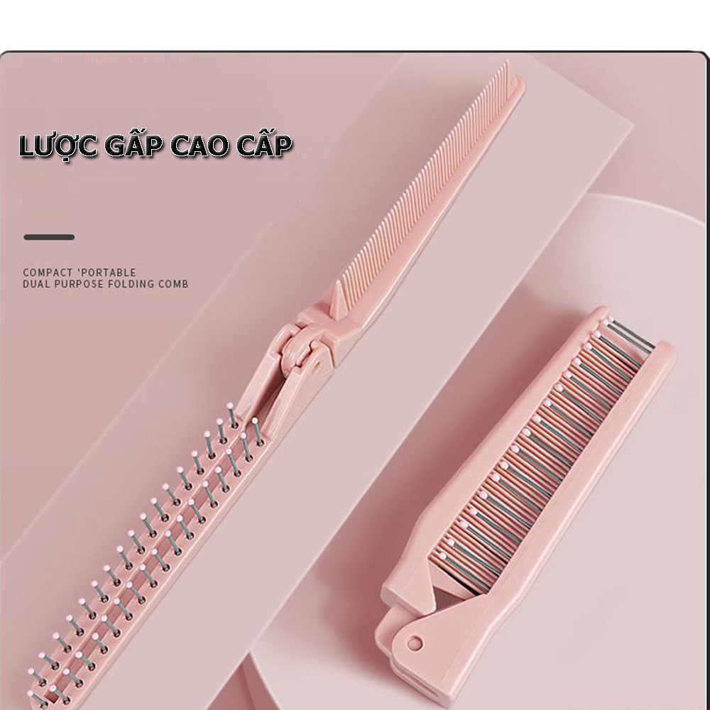 M7 Lược mini giá tốt, lược chải tóc gấp gọn bỏ túi xinh xắn giành cho tóc xoăn tóc dài có chải  MALAN