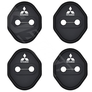[Sản phẩm chính hãng 1: 1] 4 miếng bảo vệ khóa cửa giảm xóc cửa ô tô Mitsubishi Miếng dán khóa cửa tự động bằng silicon cho Ralliart Xforce Mirage Triton L200 Xpander Outlander
