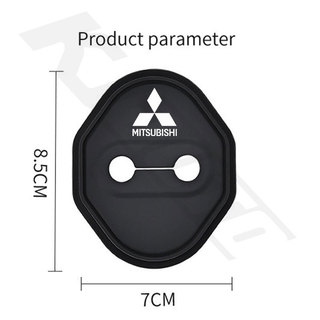 [Sản phẩm chính hãng 1: 1] 4 miếng bảo vệ khóa cửa giảm xóc cửa ô tô Mitsubishi Miếng dán khóa cửa tự động bằng silicon cho Ralliart Xforce Mirage Triton L200 Xpander Outlander