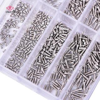 HWETR 1000 Cái / bộ Các Loại Ốc Vít Cho Đồng Hồ Mắt Kính Đồng Hồ Sửa Chữa Một Phần Dụng Cụ Mới