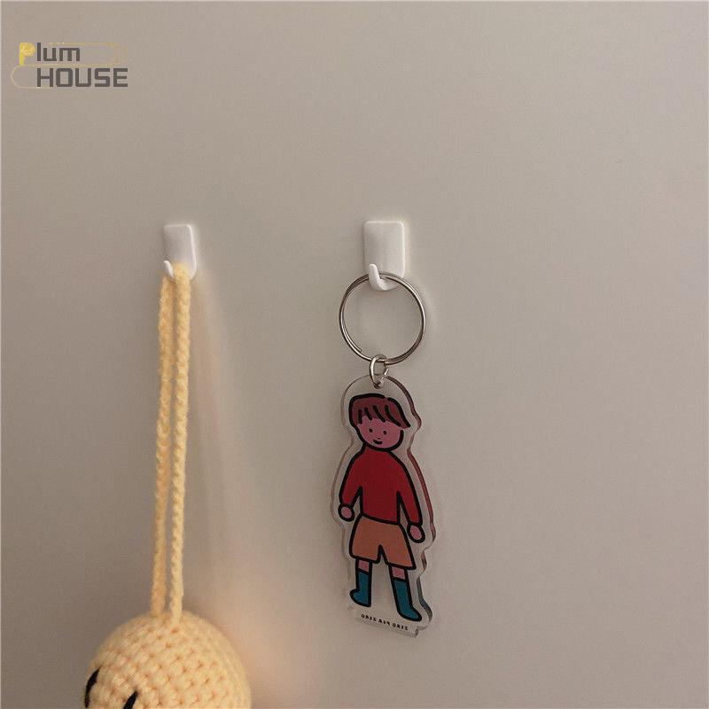 PlumHOUSE 10 Chiếc Móc Nhỏ Đa Năng Mạnh Dính Chìa Khóa Vòng Cổ Trang Trí Móc Nhỏ Sản Phẩm Gia Đình VN