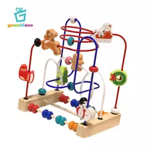 Gamchiano Hạt Mê Cung Đồ Chơi Phát Triển Cảm Giác Đồ Chơi Hạt Đếm Hạt Con Lăn Đồ Chơi Cho Bé Quà Tặng