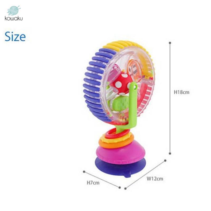 Bánh Xe Quay Ghế Cao Khay Đồ Chơi Quà Tặng Sinh Nhật Bé Trai Bé Gái Di Động Giáo Dục Độ Bền Bé Xoay Lục Lạc Hoạt Động Đồ Chơi