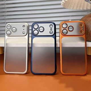 Dành Cho iphone17promax Ốp Lưng Mỏng Mờ Cứng Điện Thoại Cho iPhone 17 Pro Max 17Promax Có Bảo Vệ Ống Kính Vỏ Mỏng Chống Sốc
