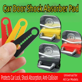 INENK 4 Chiếc Khóa Cửa Ô Tô Âm Thanh Deadener Đệm, Con Dấu Giảm Sốc Bảo Vệ Khóa Cửa Ô Tô, Silicone Bền Cách Âm Giảm Chấn Khóa Cửa Đệm Để Đóng Yên Hơn