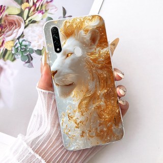 Ốp Lưng Hoạt Hình Cho OPPO A31 2020 Cover CPH2015 CPH2073 CPH2021 CPH2029 CPH2031 OPPO A8 Cool Dragon Lion Soft Slim Phone Case