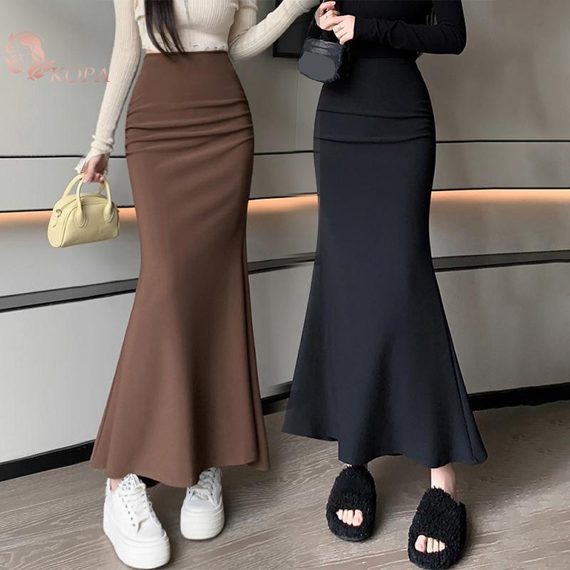 Váy Duoi Cá Phong Cách Hàn Quốc, Chất Liệu Cao Cấp, Màu Trơn Sang Trọng - Kopa VN