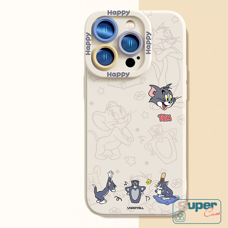 Ốp Lưng Tương Thích Cho IPhone 16 13 11 17 15 12 14 Pro Max XR X XS Max 7Plus 14 15 7 8 16 Plus 16E Air SE 2020 Hoạt Hình Chuột Ngộ nghĩnh Mèo Khủng Long Mũ Đội Đầu Cặp Đôi