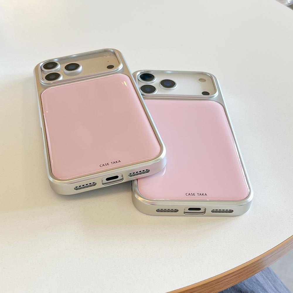 Ốp Lưng Cứng Tương Thích Với iPhone 13 14 14Pro 14ProMax 15 15Pro 15ProMax 16 16Pro 16ProMax 17 17Pro 17ProMax Ốp Họa Tiết Màu Hồng