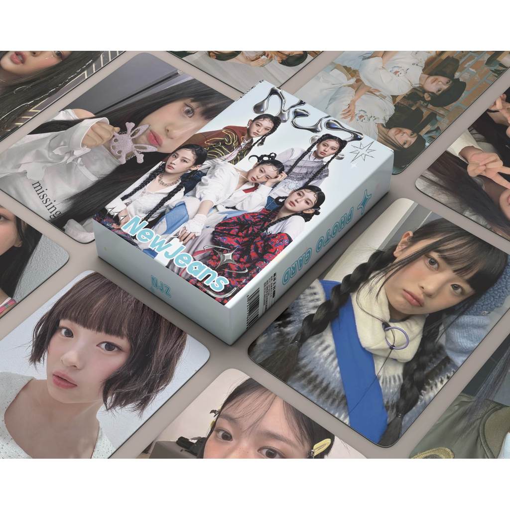 55 Cái / hộp NJ Photocards 2025 HOA HỒNG HỒ Hội Cổ Tích Siêu Nhiên Bunnies Trại Lomo Cards MINJI HANNI DANIELLE HAERIN HYEIN Kpop Bưu Thiếp YM