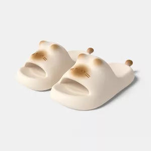 2025 Mới Hoạt Hình Mèo Dép Phòng Tắm Dép Chống Trơn Trượt EVA Dày Mềm Dép