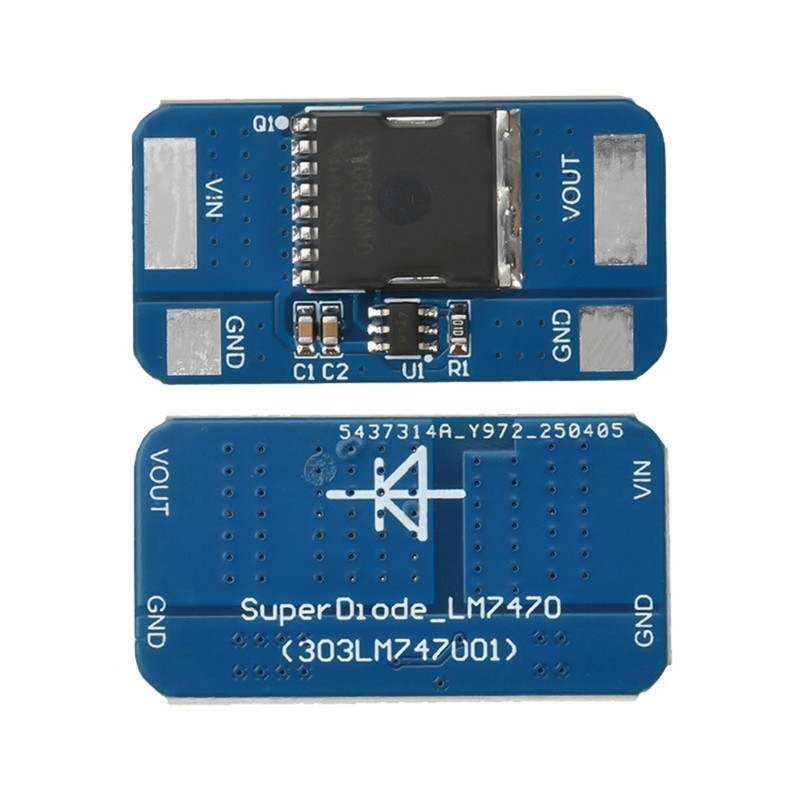 PCF * LM74700 Chip Mô-đun Diode lý tưởng 10A Đầu ra hiện tại cần mặt đất Bảo vệ phân cực ngược cho năng lượng mặt trời
