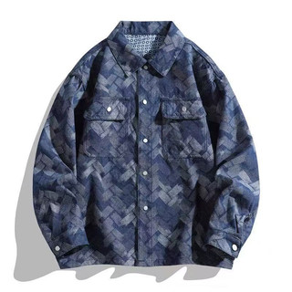 Nhà sản xuất Kwen - Áo sơ mi rời plus size nam, phù hợp mùa thu-xuân, kèm theo áo khoác denim
