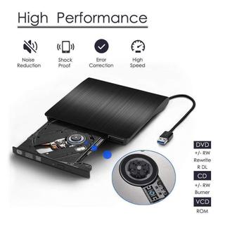 SUBOGDG ổ đĩa ngoài DVD đọc DVD,CD Đầu ghi DVD CD/DVD-RW gắn ngoài USB 3.0 $ typeC-Tốc độ tối đa USB 3.0 TYPE C