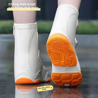 Bộ bao giày mưa silicone dày dặn - Chống nước, chống trượt, bền bỏi, dành cho người lớn & học sinh, dùng ngoài trời mưa