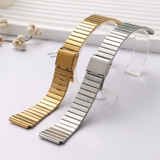 Dây đeo đồng hồ bằng thép không gỉ cổ điển cho Casio A158 A168 SGW400 F91W F84 F105 F108 AE1200 AE1300 Vòng đeo tay khối vàng bạc kỹ thuật số 18mm 20mm Dây đeo đồng hồ nam nữ