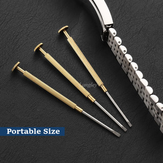 6 Chiếc Đồng Hồ Công Cụ 0.8mm-1.8mm Có Rãnh Chữ Thập Flat Bộ Tua Vít Bộ Thay Đổi Dây Đeo Đồng Hồ Khóa Loại Bỏ Liên Kết Kính Sửa Chữa Đồng Hồ Tua Vít Mini