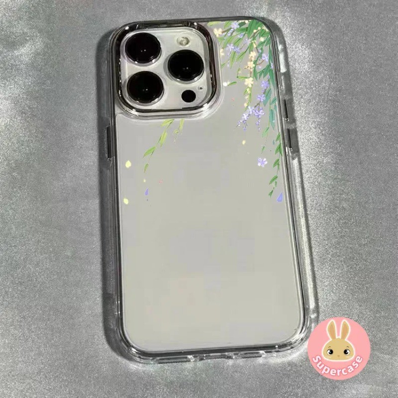 Ốp Điện Thoại Nhánh Liễu Đơn Giản Cho Redmi Note 15 14 13 12 12R 12T 11T 11 SE 11E Pro Plus 10 9 8 7 Pro Max 12 Turbo 11S 10S 9S 9T 5G 4G Vỏ Trong Suốt Hoa Chống Rơi Mềm Bao da