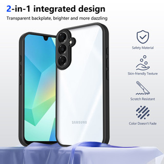 Dành cho Samsung Galaxy M15 / F15 / M35 / M54 / F54 5G Ốp điện thoại cứng trong suốt Khung silicon mềm chống rơi mỏng
