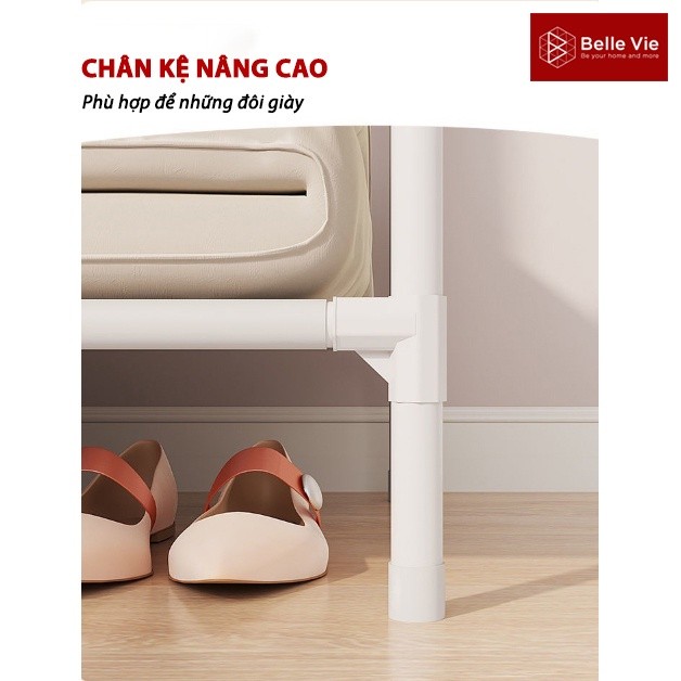 Tủ Treo Quần Áo Bằng Kim Loại TIEM Kệ, Tủ Treo Quần Áo Láp Ráp Tiện Lợi Thông Minh Dễ Dàng TQAS
