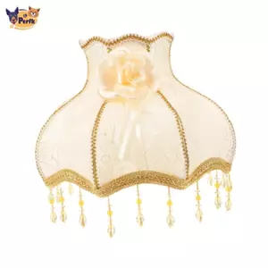 Tấm che đèn Fringe truyền thống cho đèn sàn và bàn, Vỏ đèn tua rua cho