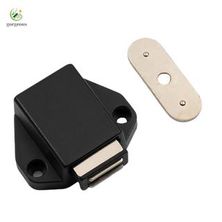 ⭐GROUS⭐ABS Plastic Cabinet Catches Stopper Strong Magnetic Strip Double/Single Open