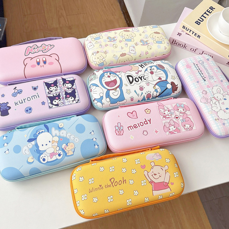 Túi chuyển đổi Pochacco dễ thương cho Nintendo Switch 2 Túi đựng di động 10 hộp mực trò chơi Khe cắm thẻ