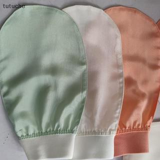 Tutu Silk Tẩy Tế Bào Chết Mặt Khăn Làm Đẹp Mềm Tẩy Tế Bào Chết Tắm Lụa Tắm Mặt Găng Tay VN